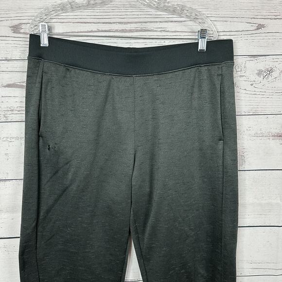 Under Armour Womens Sweatpants Size XL Black Pockets Cold Gear - Picture 2 of 14